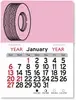 Custom Tire Calendar - Peel-N-Stick®