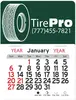 Custom Tire Calendar - Peel-N-Stick®