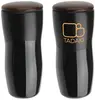 Adriano Personalized 12 oz Ceramic Tumbler with Wood Lid