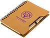 Agenda Recycled Spiral Notebook with Sticky Notes & Pen