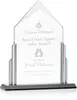 Elegant Amarillo Crystal Real Estate Award