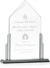 Elegant Amarillo Crystal Real Estate Award