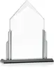 Elegant Amarillo Crystal Real Estate Award