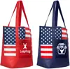 American Flag Non-Woven Tote Bag w/ 210D Pocket