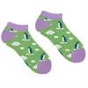 Cotton Ankle Socks - Nylon-Spandex Blend