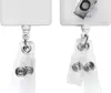 Antimicrobial Double Vinyl Strap Secure ID Badge Reel (Rectangle, Round, Oval and Square)