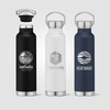 Apollo - 22 oz. Double Wall Stainless Steel Water Bottle with Lid