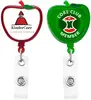 Apple Shaped Id Badge Reel