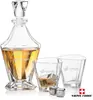 Arellano 3pc Decanter Set & S/S Ice Cubes