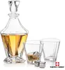 Arellano 3pc Decanter Set & S/S Ice Cubes