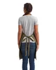 Artisan Collection by Reprime Unisex Barley Contrast Stitch Recycled Bib Apron