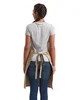 Artisan Collection by Reprime Unisex Barley Contrast Stitch Recycled Bib Apron