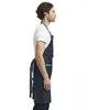 Artisan Collection by Reprime Unisex Domain Contrast Denim Bib Apron