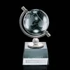 Custom Engraved Aluminum Globe Award - Corporate Appreciation Gift