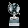 Custom Engraved Aluminum Globe Award - Corporate Appreciation Gift