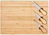 Bamboo Cheese Board Knife Set