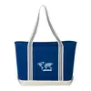 Custom Branded Cotton Zippered Boat Tote - 20oz Atlantic Stripe
