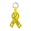 Awareness Ribbon Flexible Key Tag