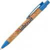 Bali Cork Pen with Wheat Plastic Trim - ColorJet