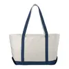 Personalized Canvas Zippered Boat Tote - 18oz