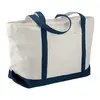 Personalized Canvas Zippered Boat Tote - 18oz