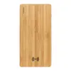 100% Bamboo 5000 mAh Wireless Power Bank - Laser Engraving