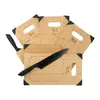 Personalized Bamboo Cutting Board with Knife Set