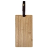 Bamboo Cutting Board With Leatherette Strap