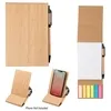 Bamboo Desk Jotter w/ Phone Stand