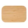 Personalized Bamboo Fiber Lunch Box with Cutting Board Lid - 0.71oz