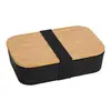 Personalized Bamboo Fiber Lunch Box with Cutting Board Lid - 0.71oz