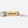 Bamboo LED Flashlight with Keyring