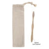 Bamboo-Made Toothbrush in Cotton Carrying Pouch