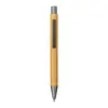 Personalized Bamboo Quick-Dry Gel Ballpoint Pen with Clip