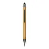 Custom Bamboo Gel Ballpoint Stylus Pen