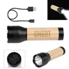 Bamboo Rechargeable LED Flashlight