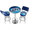 Bar Table & Bar Stool w/ Back Rest Combo