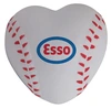 Heart Shaped Baseball Stress Reliever