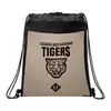 Custom Bayside Drawstring Bag with Vinyl Lash Tab