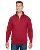 Bayside Unisex USA Made Quarter-Zip Pullover Sweatshirt