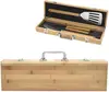 Custom BBQ Set In Bamboo Case