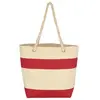 BEACH TOTE BAG WITH ROPE HANDLES