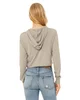 Bella + Canvas Ladies' Cropped Long Sleeve Hooded T-Shirt