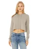 Bella + Canvas Ladies' Cropped Long Sleeve Hooded T-Shirt