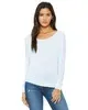 Bella + Canvas Ladies' Flowy Long-Sleeve Off Shoulder T-Shirt