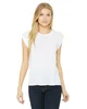 Bella + Canvas Ladies' Flowy Muscle T-Shirt with Rolled Cuff