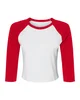 Bella + Canvas Ladies' Micro Ribbed Three-Quarter Raglan Baby T-Shirt