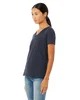 Bella + Canvas Ladies' Relaxed Heather CVC Jersey V-Neck T-Shirt