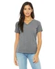 Bella + Canvas Ladies' Relaxed Triblend V-Neck T-Shirt