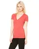 Bella + Canvas Ladies' Triblend Short-Sleeve Deep V-Neck T-Shirt